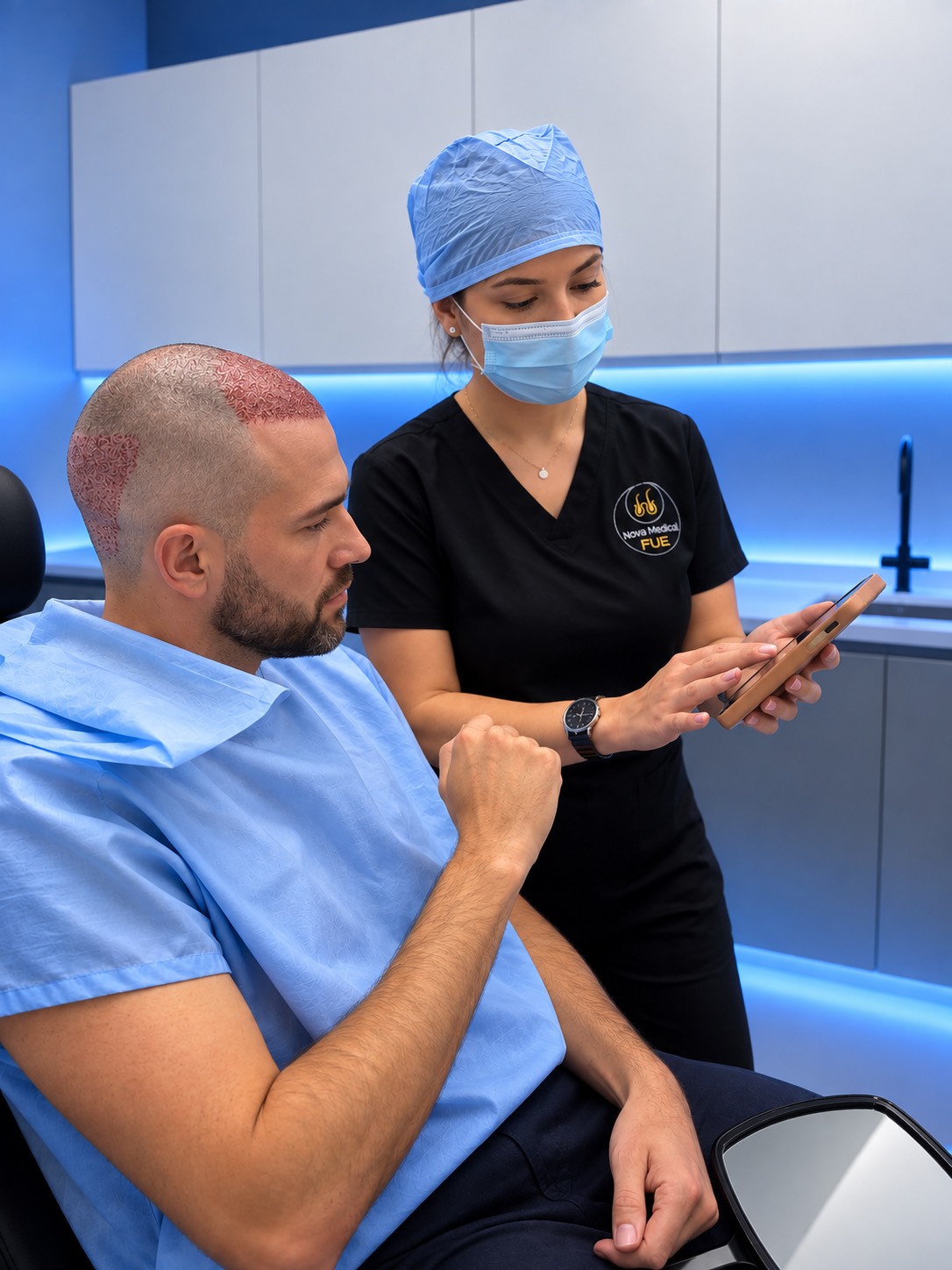 Hair transplant repair at Nova Medical Long Island
